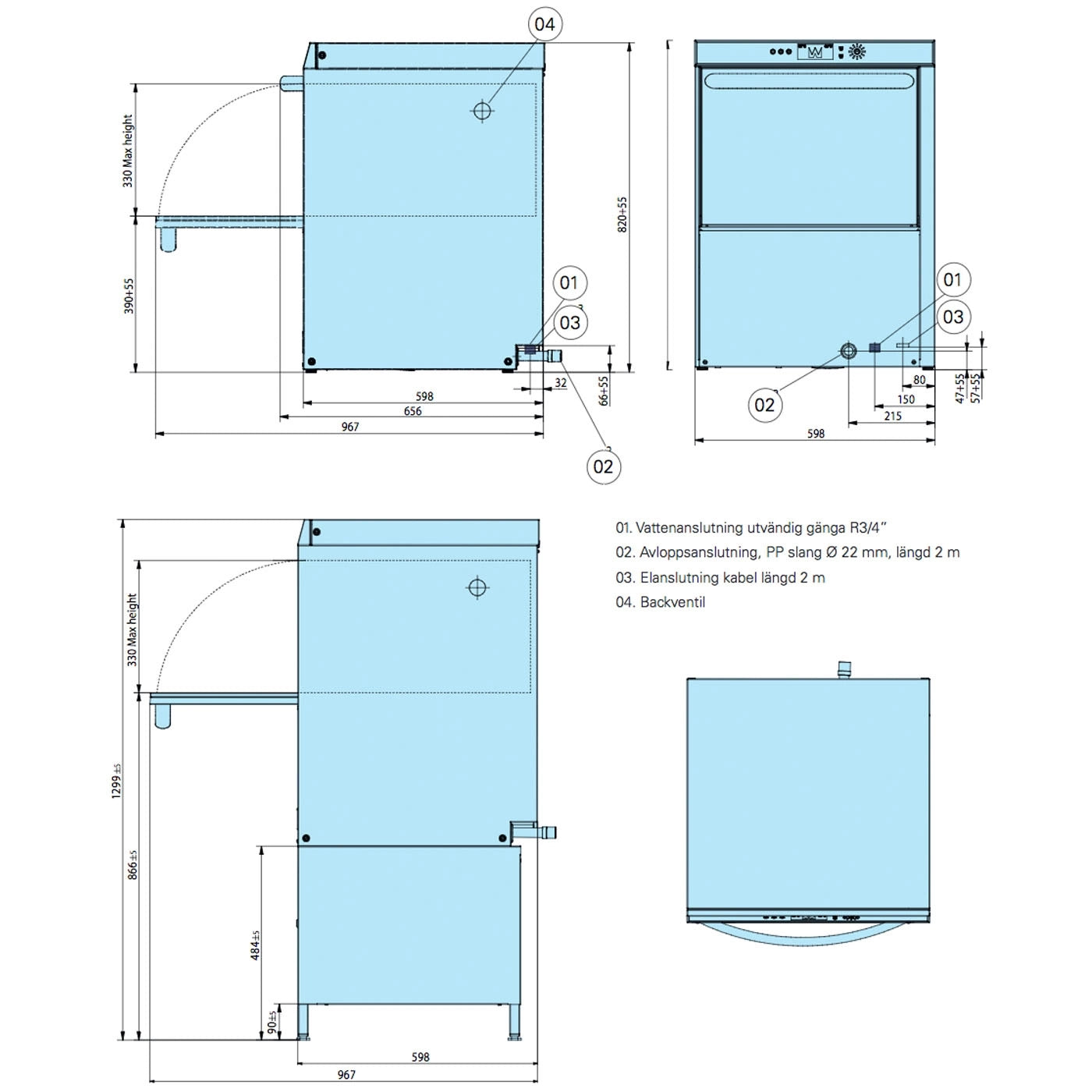 Astianpesukone WEX-WD-6
