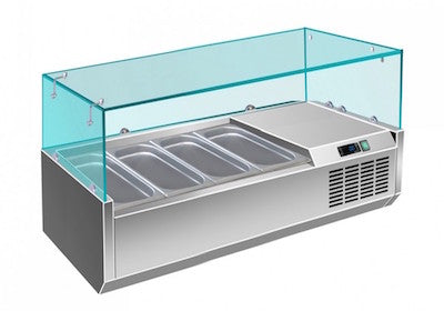 Pizzanvalmistus vitriini ZRX-120/38